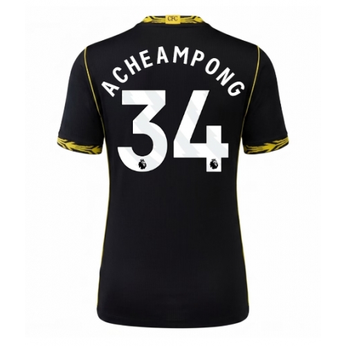 Billige Fotballdrakt Chelsea Josh Acheampong #34 Replika Bortedrakt Dame 2026-27 Kortermet Billige Fotballdrakt Chelsea Josh Acheampong #34 Replika Bortedrakt Dame 2026-27 Kortermet